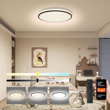 Brilagi - Plafón LED regulable SMART LED/36W/230V 3000-6000K diá. 45 cm Wi-Fi Tuya + control remoto