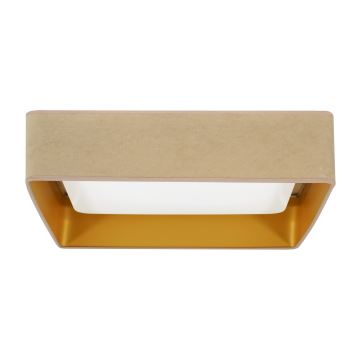 Brilagi - Plafón LED VELVET SQUARE LED/24W/230V beige