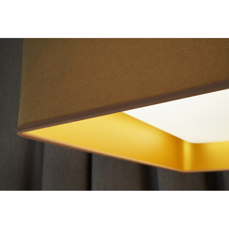 Brilagi - Plafón LED VELVET SQUARE LED/24W/230V beige