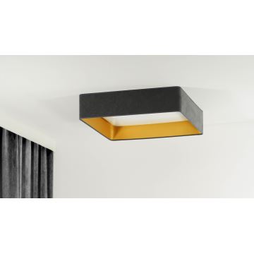 Brilagi - Plafón LED VELVET SQUARE LED/24W/230V gris