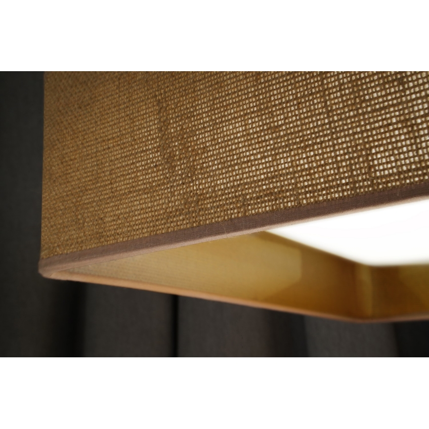 Brilagi - Plafón LED VELVET SQUARE LED/24W/230V marrón