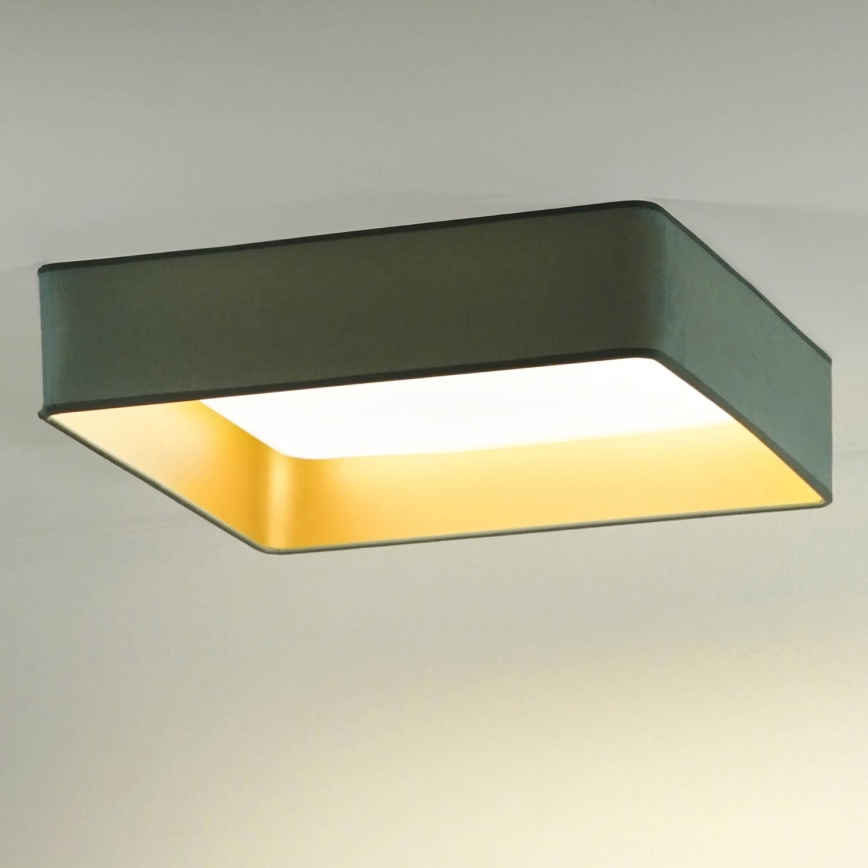 Brilagi - Plafón LED VELVET SQUARE LED/24W/230V menta