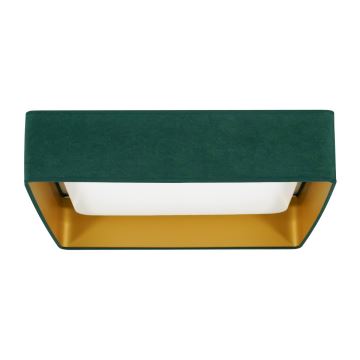 Brilagi - Plafón LED VELVET SQUARE LED/24W/230V Verde