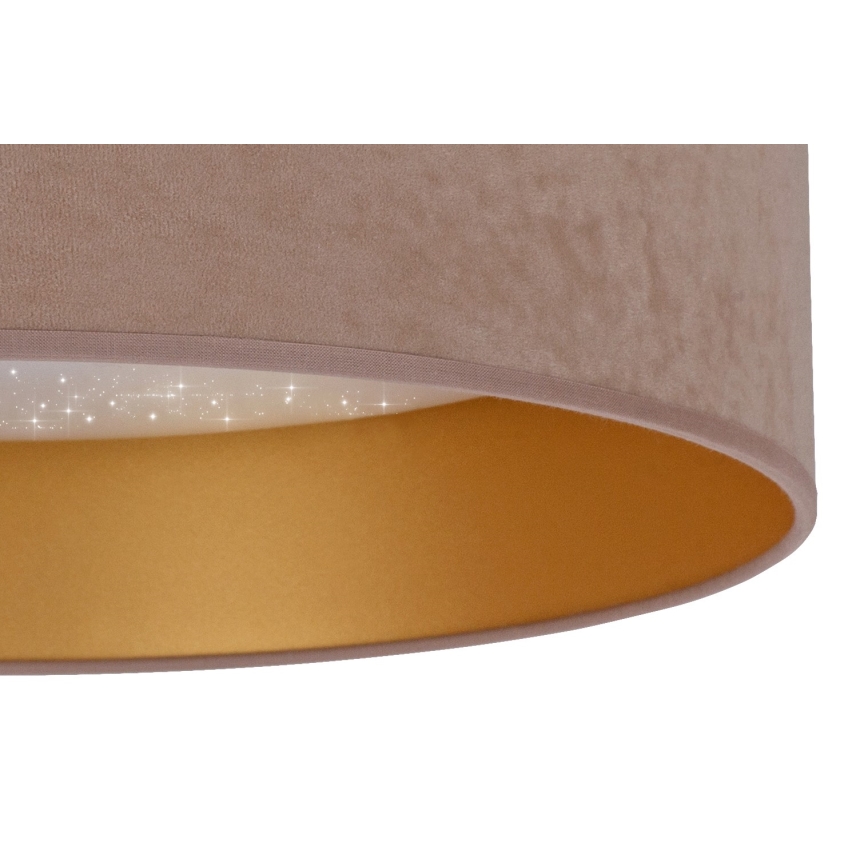 Brilagi - Plafón LED VELVET STAR LED/36W/230V diámetro 55 cm 3000K/4000K/6400K beige/dorado