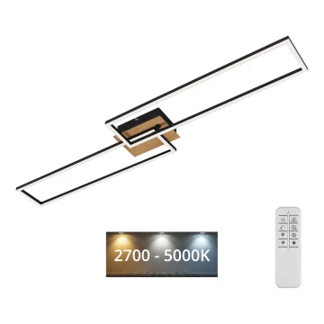 Brilo - Lámpara de techo LED regulable FRAME 2xLED/20W/230V 2700-5000K + control remoto