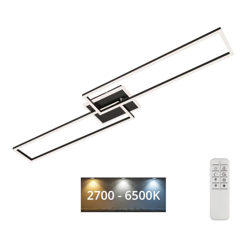 Brilo - Lámpara de techo LED regulable FRAME 2xLED/20W/230V 2700-6500K + dálkové ovládán