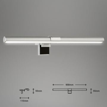 Briloner 2303-014 - Iluminación LED regulable para monitores LED/3,5W/5V 3000/4500/6500K