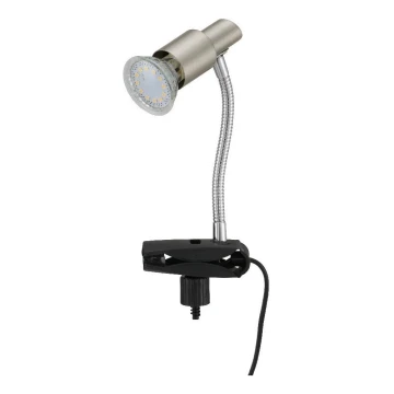Briloner 2877-012P - Lámpara de mesa LED con clip SIMPLE 1xGU10/3W/230V