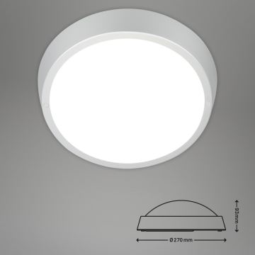 Briloner 3018-014 - Plafón LED de baño HAGEN LED/24W/230V IP44