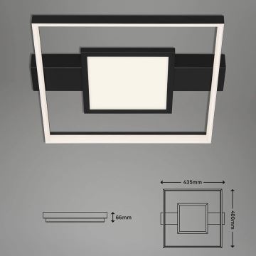 Briloner 3028-015 - Plafón LED regulable FRAME LED/38W/230V