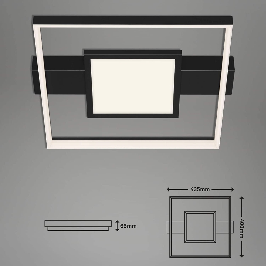 Briloner 3028-015 - Plafón LED regulable FRAME LED/38W/230V