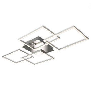 Briloner 3091-018 - Plafón LED regulable FRAME LED/30W/230V cromo