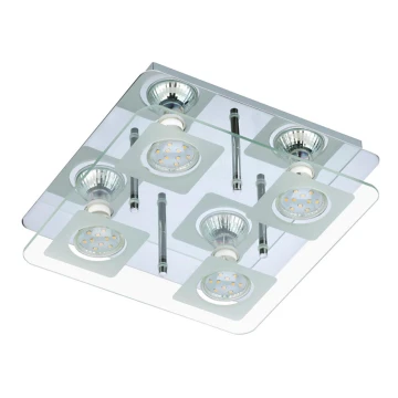 Briloner 3514-048 - Plafón LED VITREO 4xGU10/3W/230V