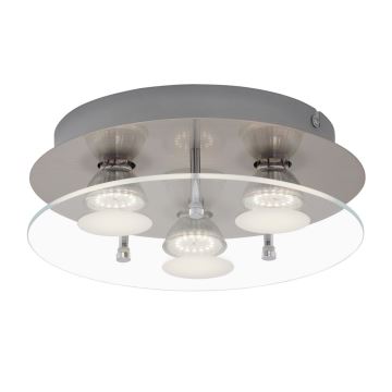 Briloner 3526-032 - Plafón LED regulable PARENTOS 3xGU10/5W/230V