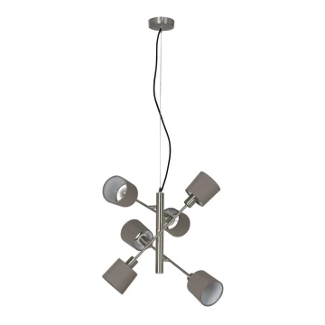 Briloner 4810-062 - Lámpara colgante 6xE14/5,5W/230V