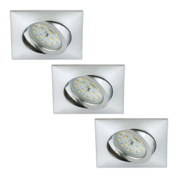 Briloner 6997-039 - JUEGO 3x LED Lámpara de techo para baño LED/5W/230V IP23