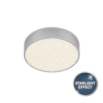 Briloner 7072-414 - Plafón LED STAR SKY LED/11W/230V 4000K diá. 15 cm plata