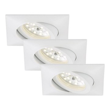 Briloner 7210-036 - SET 3x Lámpara empotrable de baño LED ATTACH LED/5W/230V IP23 blanco