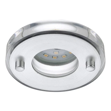 Briloner 7214-019 - Lámpara empotrada LED para baños ATTACH LED/5W/230V IP44 3000K redondo