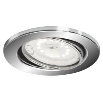 Briloner 7277-038 - SET 3x Lámpara empotrable de baño LED regulable 1xGU10/5W/230V IP23