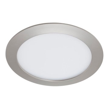 Briloner 7291-012 - Lámpara empotrable de baño LED regulable FLAT LED/12W/230V diá. 17 cm IP44