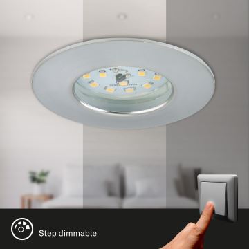 Briloner 7295-019 - Lámpara de techo de baño LED regulable ATTACH LED/6,5W/230V IP44