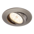 Briloner 7296-011 - Lámpara empotrable de baño LED regulable ATTACH LED/6,5W/230V IP23 antracita