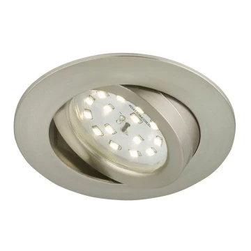 Briloner 7296-012 - Lámpara empotrable de baño LED regulable ATTACH LED/6,5W/230V IP23 cromo