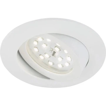 Briloner 7296-016 - Lámpara empotrable de baño LED regulable LED/6,5W/230V IP23