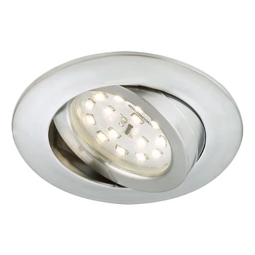 Briloner 7296-019 - Lámpara de baño empotrable LED regulable LED/6,5W/230V IP23