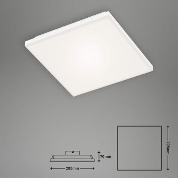 Briloner 7378-016 - Panel LED regulable LED/12W/230V 3000/4000/6500K + mando a distancia