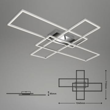 Briloner - Lámpara de araña LED regulable FRAME LED/50W/230V