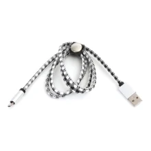 Cable USB A / Conector micro USB 1m blanco