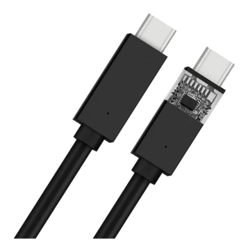 Cable USB Conector USB-C 2.0 1m negro