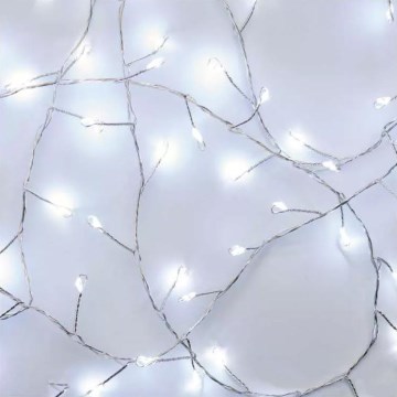 Cadena de Navidad LED 100xLED/3xAA 2,7 m blanco frío