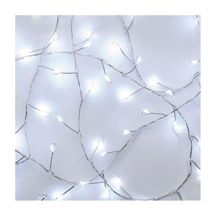 Cadena de Navidad LED 100xLED/3xAA 2,7 m blanco frío