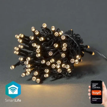 Cadena de Navidad LED 50xLED/8 funciones 10m IP65 Wi-Fi Tuya cálida