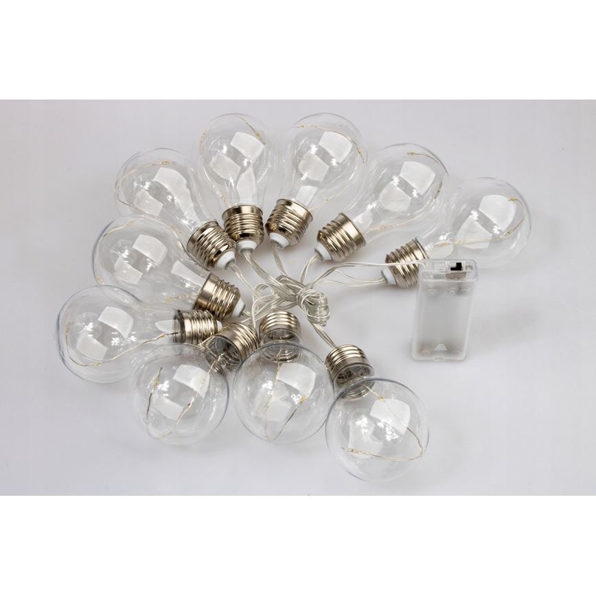 Cadena decorativa LED SMOLDER 2,1 m 10xLED/2xAA