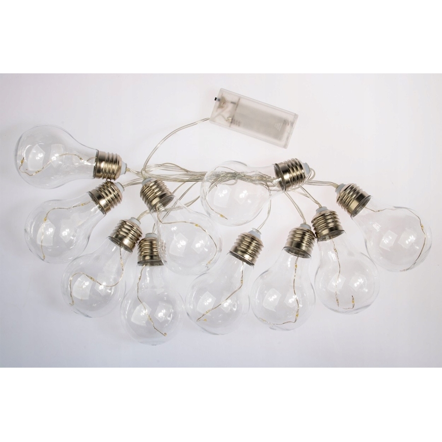 Cadena decorativa LED SMOLDER 2,1 m 10xLED/2xAA