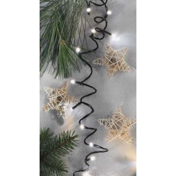 Cadena LED de Navidad para exteriores 180xLED/23m IP44 blanco cálido/frío