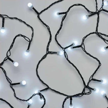 Cadena LED de Navidad para exteriores 200xLED/25m IP44 blanco frío