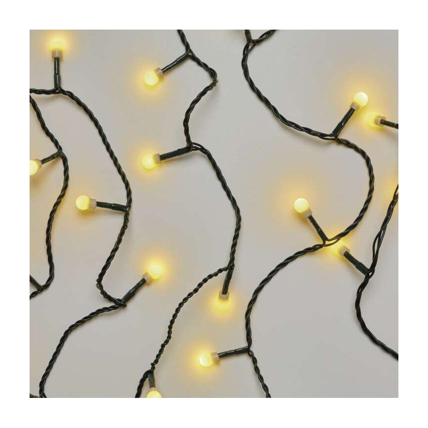 Cadena LED de Navidad para exteriores 300xLED/35m IP44 blanco cálido