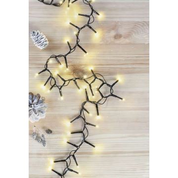 Cadena LED de Navidad para exteriores 400xLED/13m IP44 blanco cálido