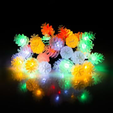 Cadena LED de Navidad para exteriores 40xLED/15m IP44 multicolor