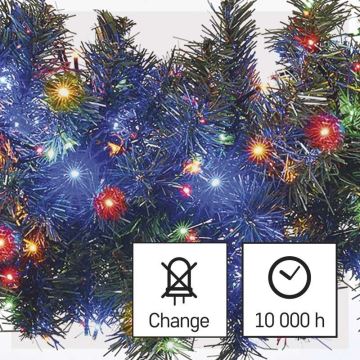 Cadena LED de Navidad para exteriores 600xLED/17m IP44 multicolor