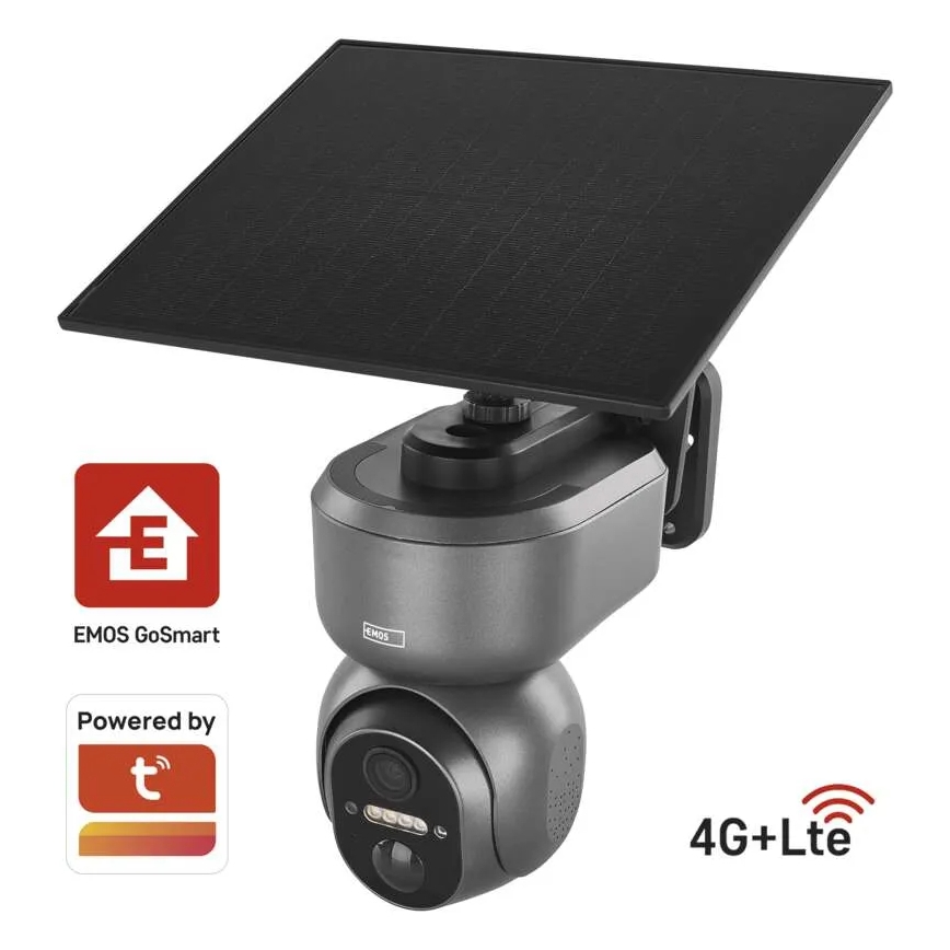 Cámara solar inteligente con sensor GoSmart 4G/LTE 10400mAh 5V IP65 Tuya