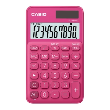 Casio - Calculadora de bolsillo 1xLR54 rosa