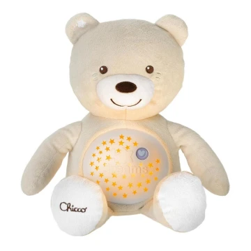 Chicco - Proyector con melodía BABY BEAR 3xAAA beige