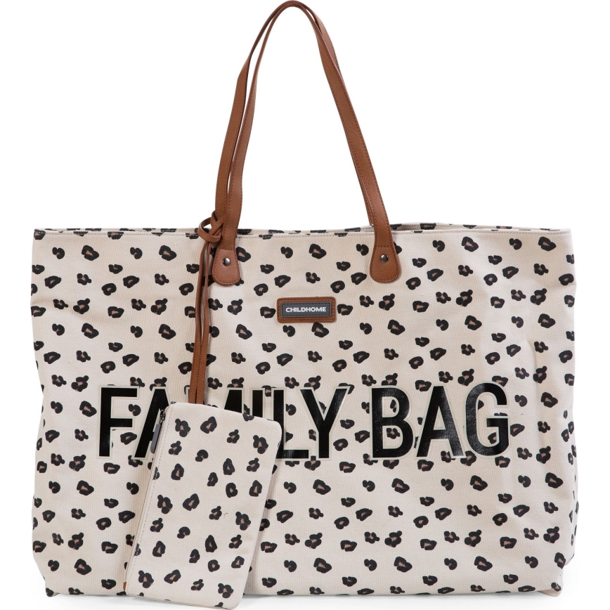 Childhome - Bolsa de viaje FAMILY BAG leopardo