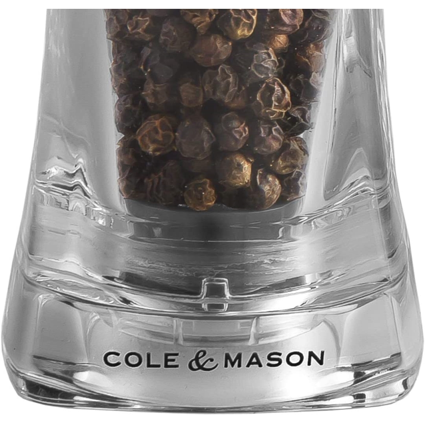 Cole&Mason - Juego de molinillos de sal y pimienta CRYSTAL 2 piezas 12,5 cm